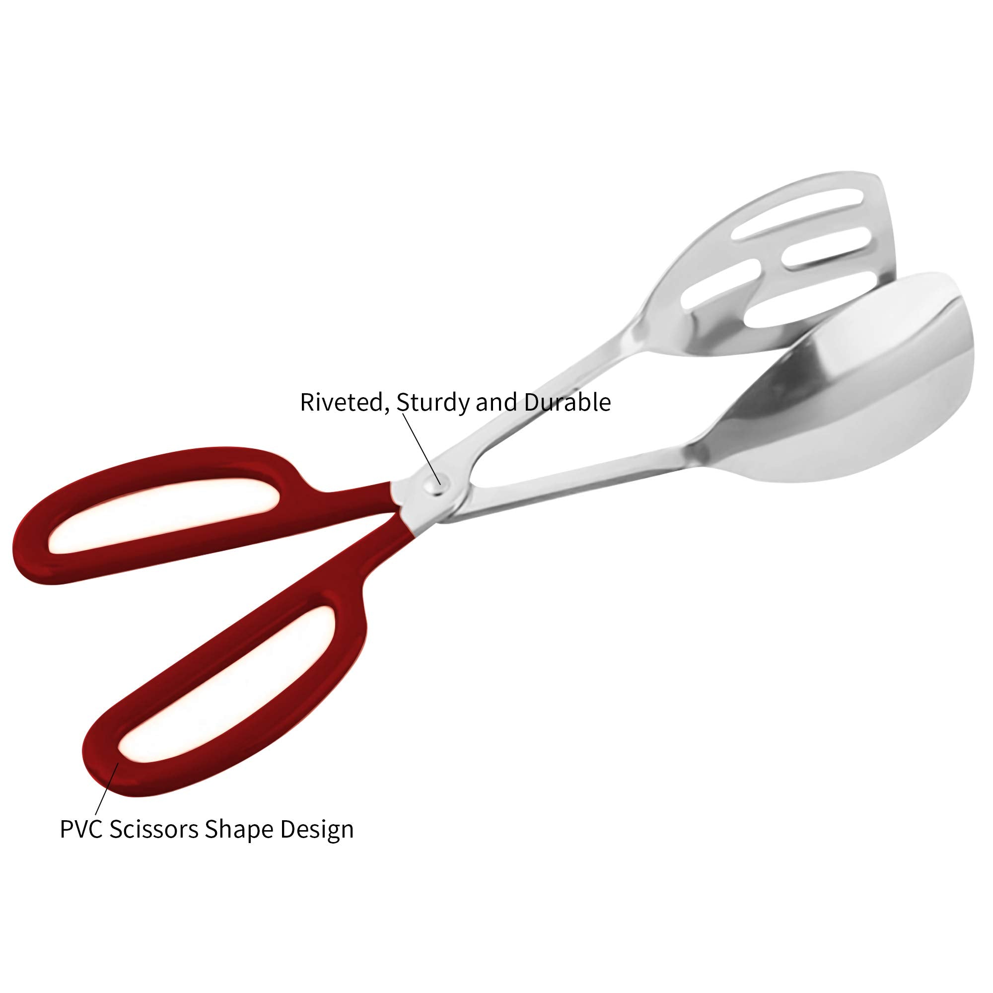 Buffet Tongs,Gle2016 Upgraded Version Stainless Steel Buffet Party Catering Serving Tongs Thickening Food Serving Tongs Salad To