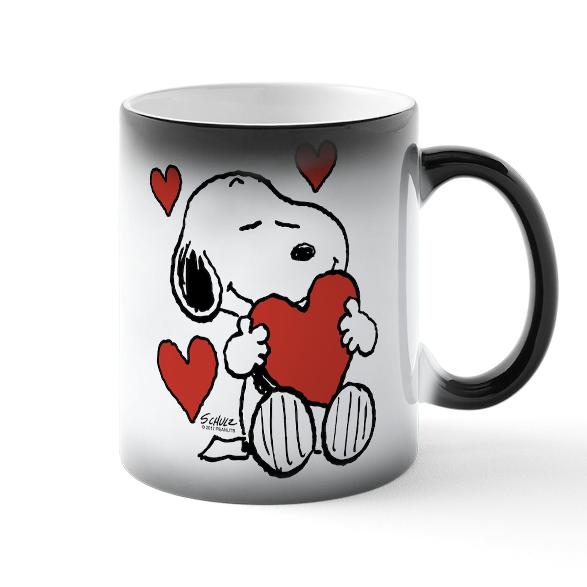 Cafepress Snoopy Valentine'S Day Ceramic Magic Mug Coffee, Tea Cup 11 Oz