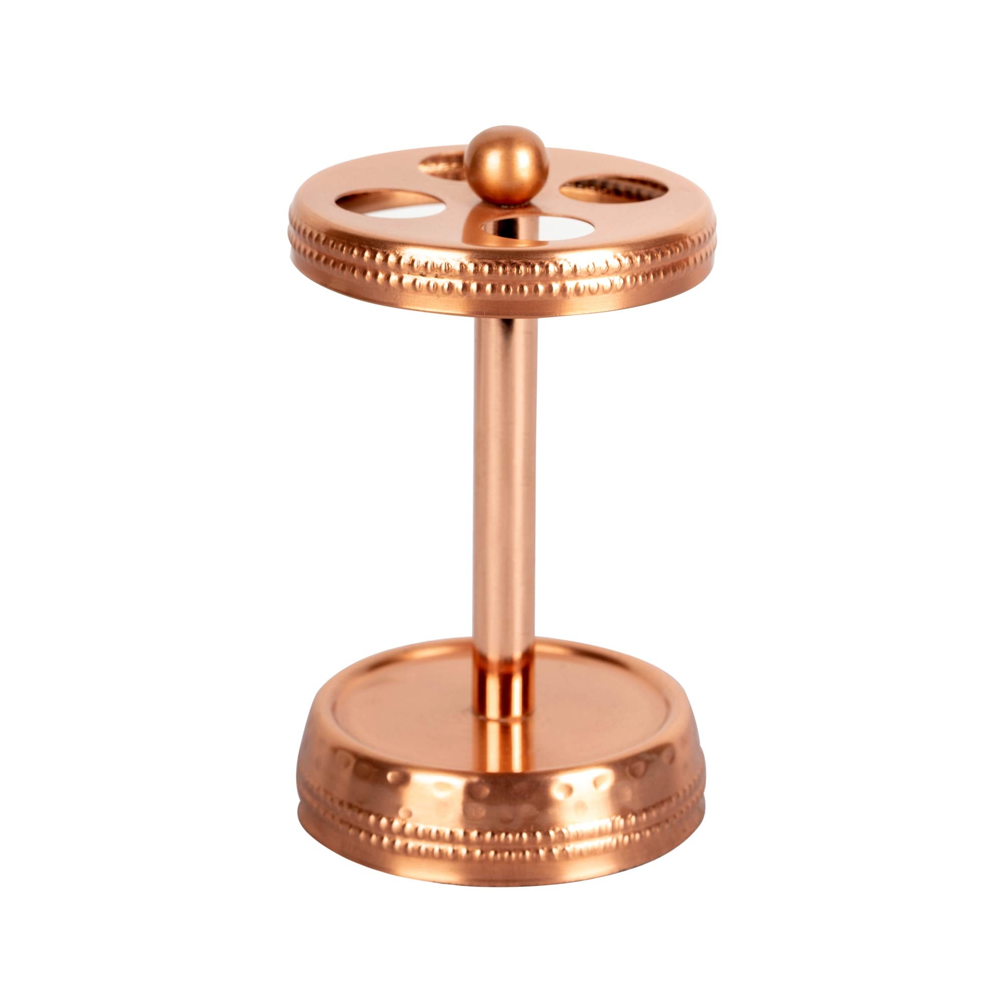 Nu Steel Copper Hudson Toothbrush Holders Storage, Bath Collection, Bathroom Vanity Countertops, Hammered Finish