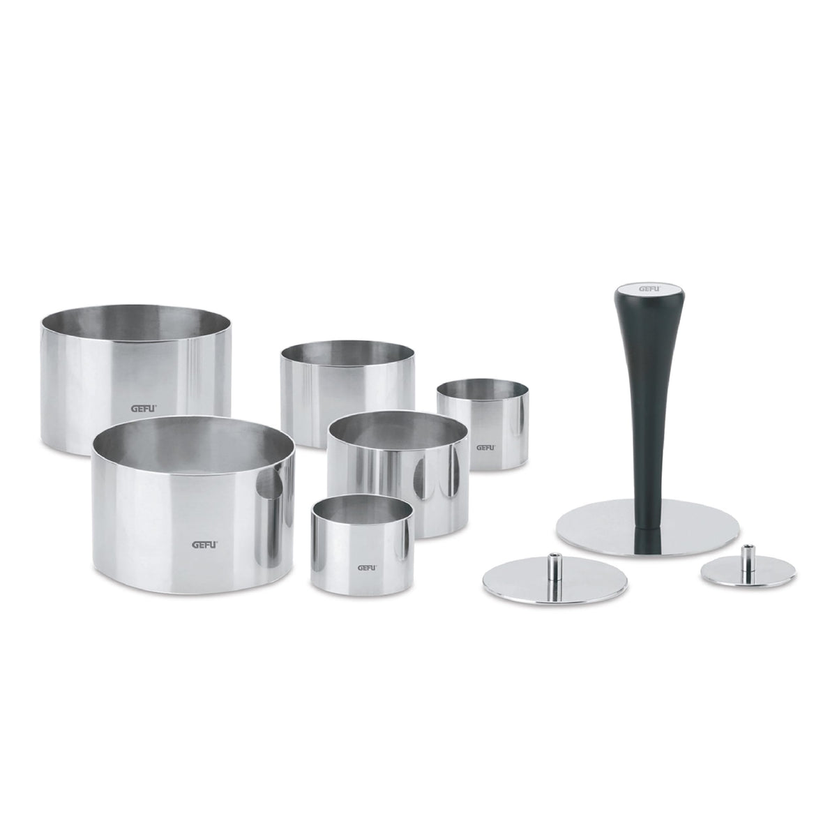 Gefu Professional Dish Prepping/Plating/Forming Ring Set/10 Pieces/Formidable
