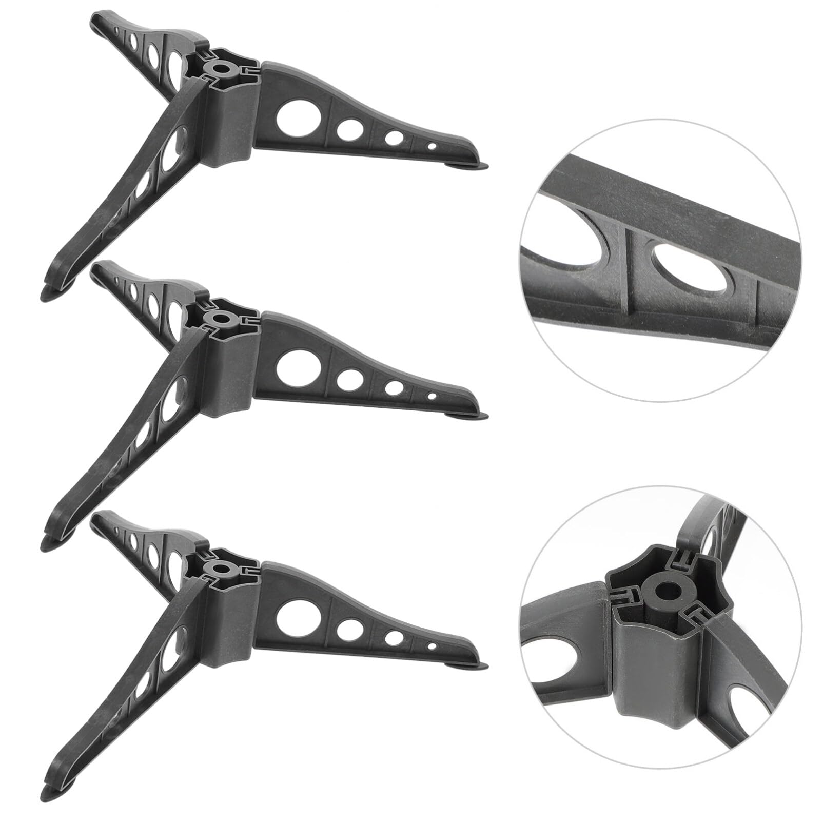 Ciieeo 6Pcs Christmas Tree Base Plastic Artificial Christmas Tree Holder Xmas Tree Stand Base for Artificial Trees Christmas Tre