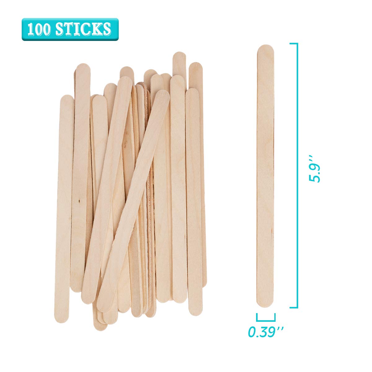 Xuxu 100Pcs 8Oz Graduated Clear Plastic Measuring Cups With 100Pcs Wooden Stirring Sticks For Mixing Paint, Pigments, Epoxy Resi