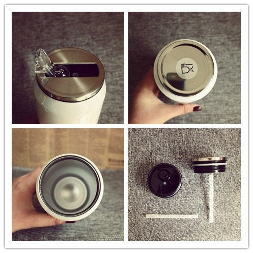 Fashion Stainless Steel Insulated Travel Mug, Trust Me I Watch Grey'S Anatomy I'M Basically A Surgeon Travel Coffee Mug Tea Cup,