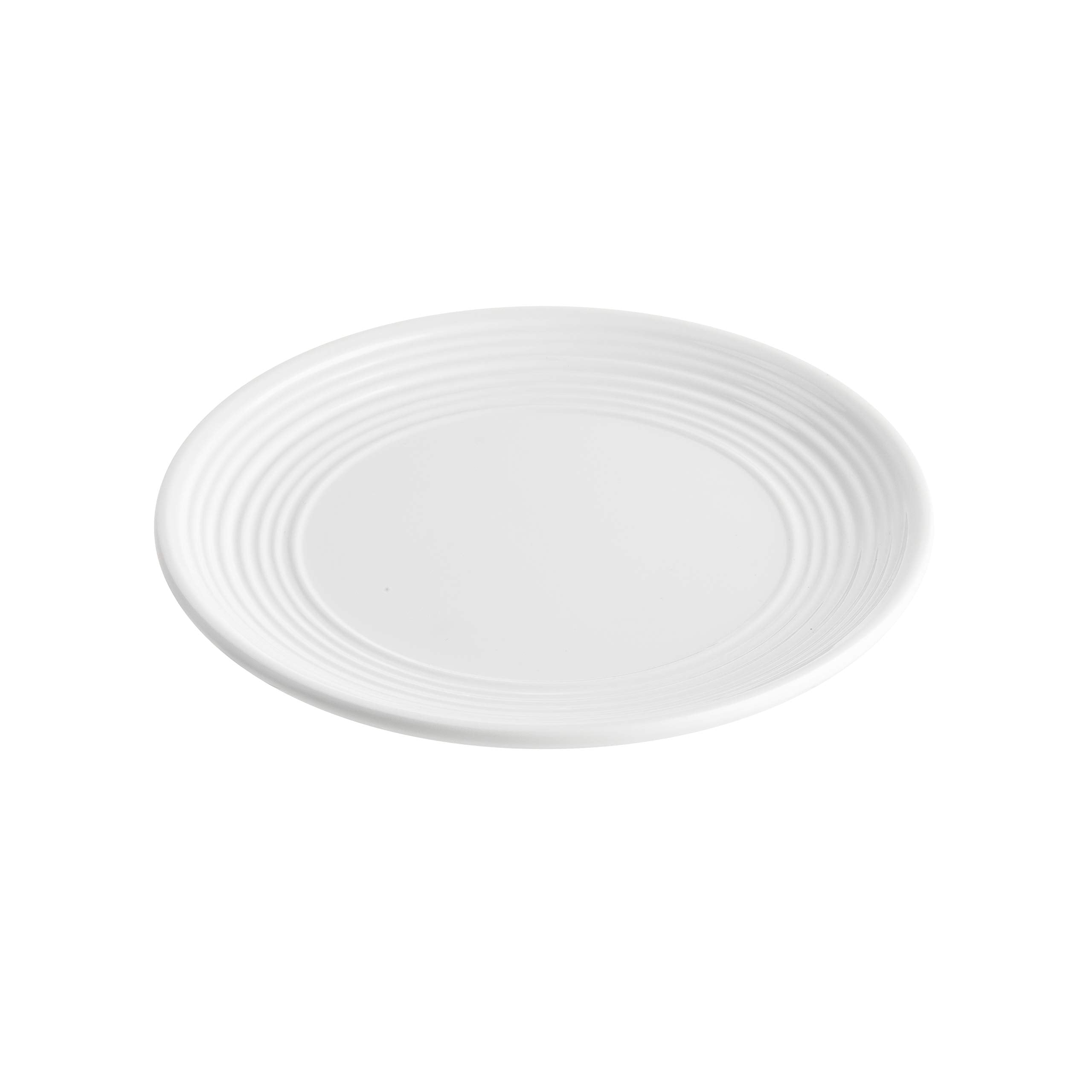 Tablecraft 10515 Pulito Collection Side Plate, 6'' Dia., Round, Melamine, White