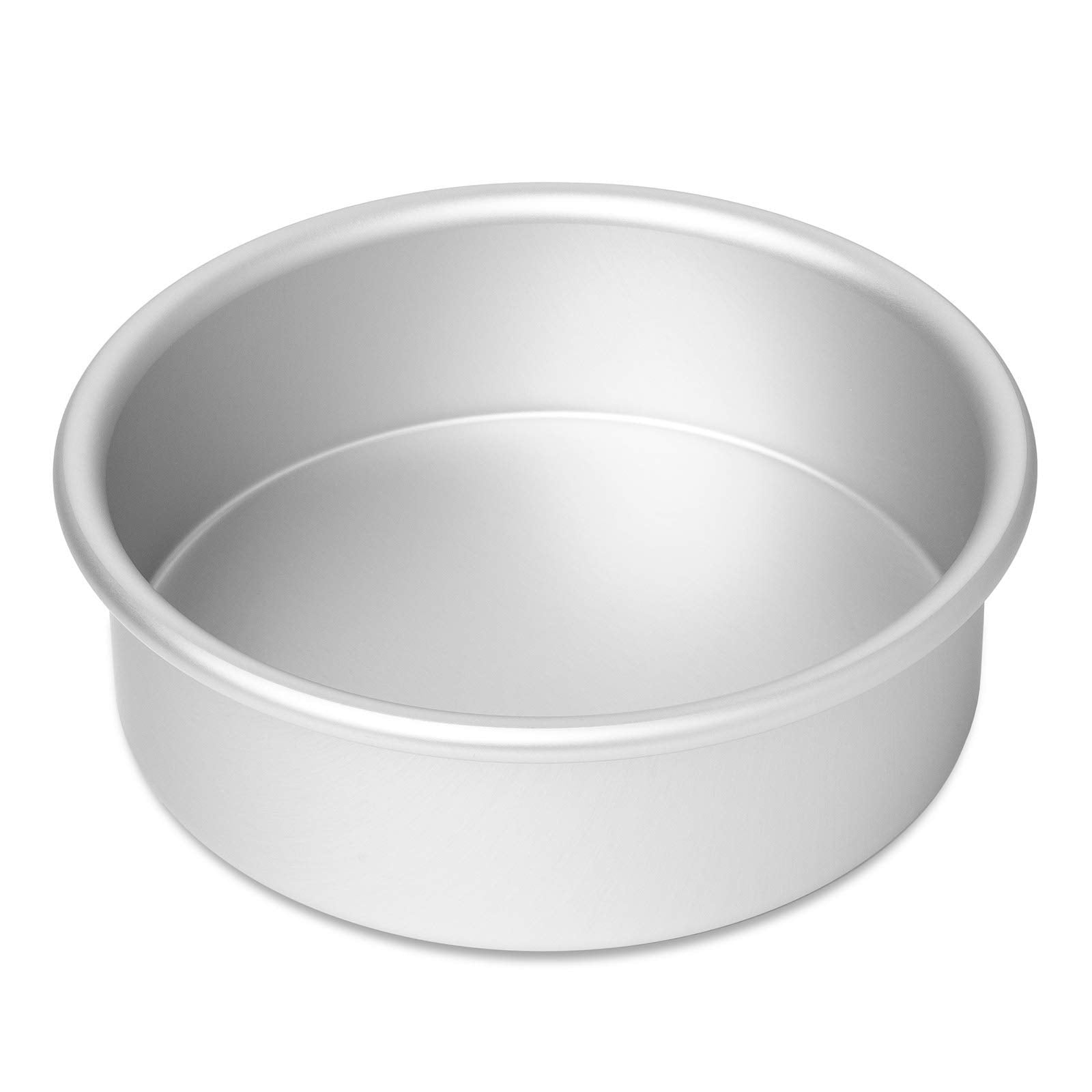 Last Confection 2-Piece Round Cake Pan Set - 6'' X 2'' Deep Aluminum Pans