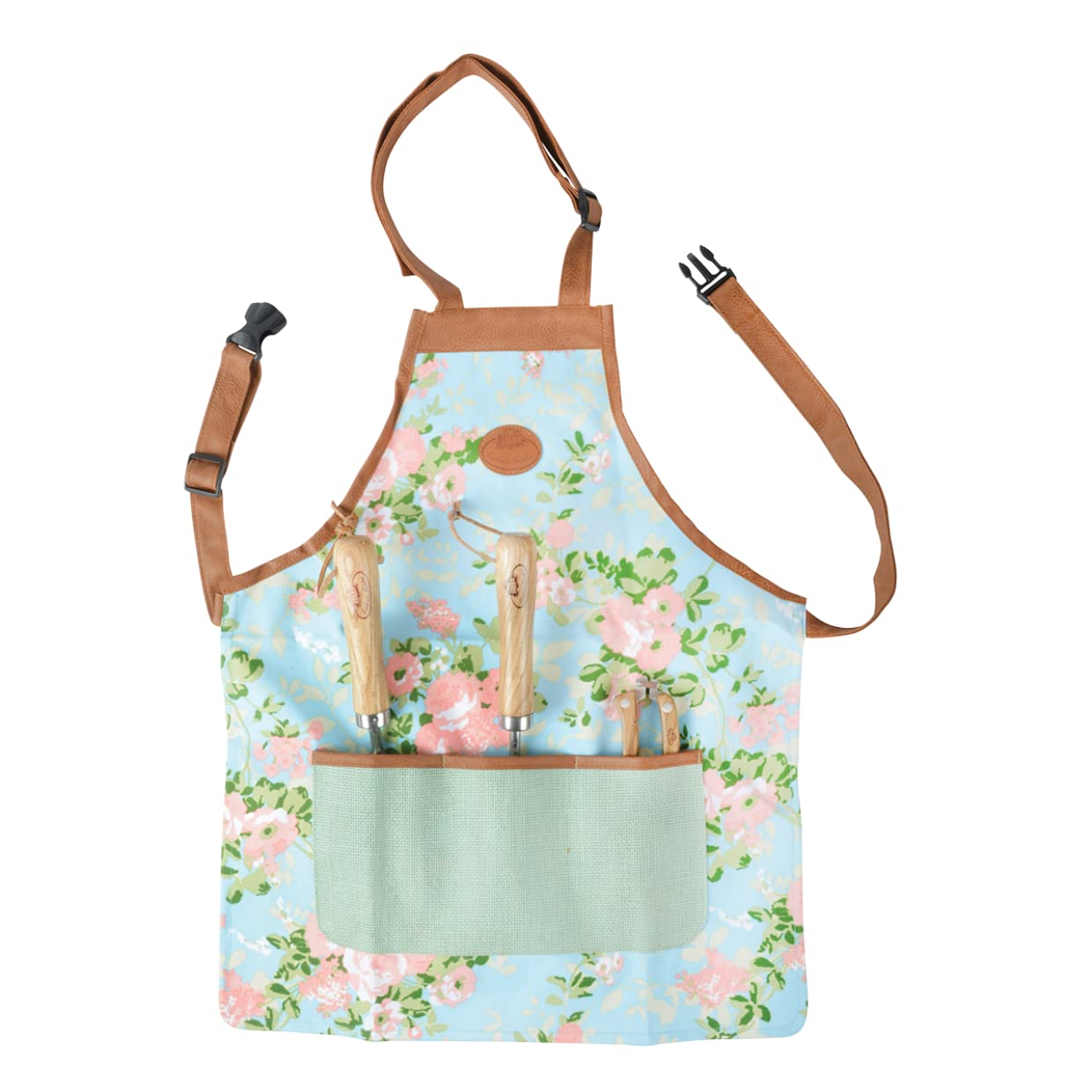 Esschert Rose Print Jute Apron