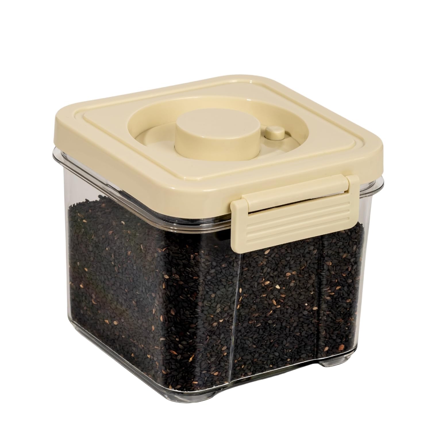 Meriox Pop Food Storage Container | Airtight Containers With Lids For Kitchen Pantry Organizers And Storage,One Button Opening B