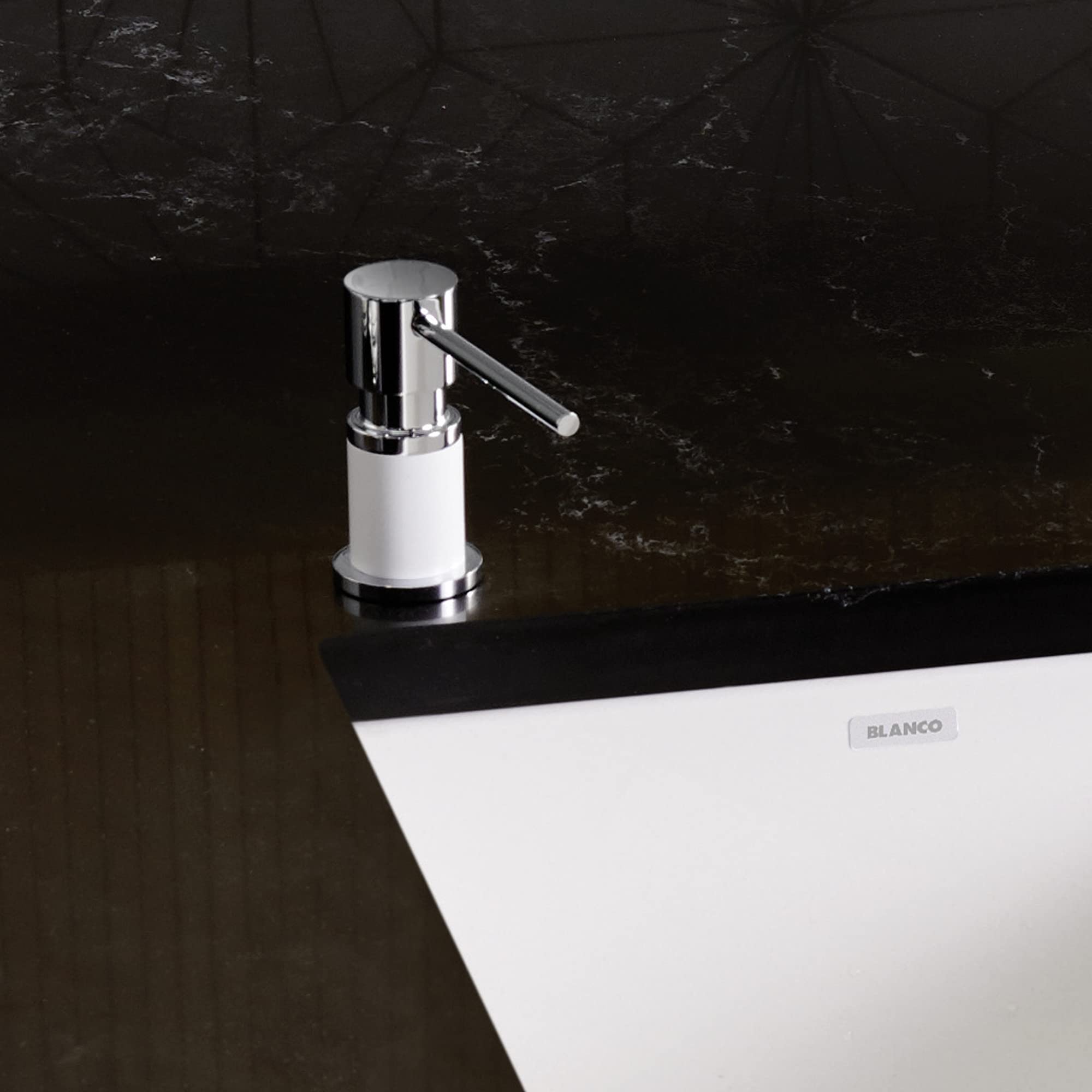 Blanco, White 402307 Lato Kitchen Soap Dispenser, 10 Oz