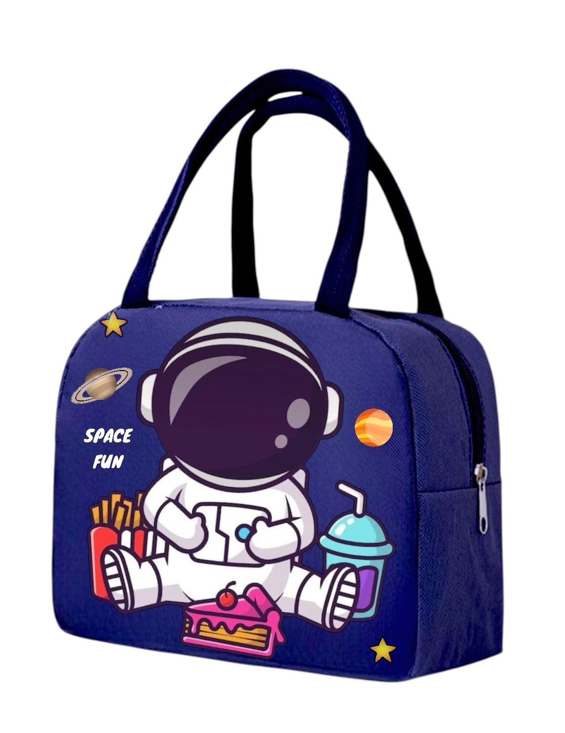 Tooyep Paw Petrol Lunch Bag With Double Zipper Nylon Small For Women Work, Student Kids To School, Picnic Organizer Portable And