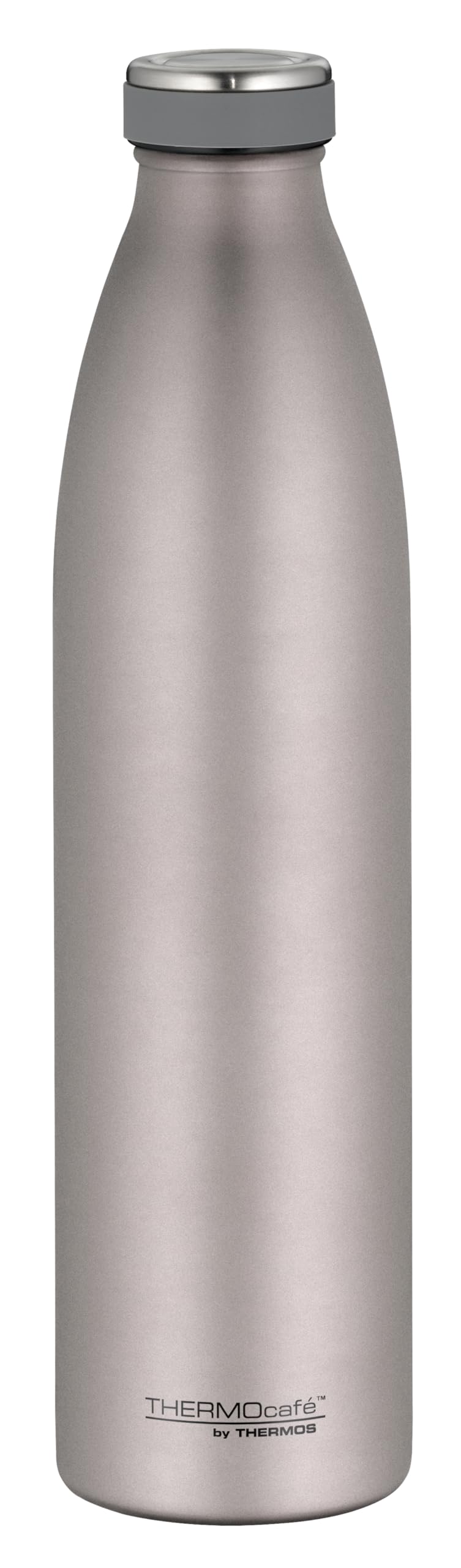 THERMOcaf by THERMOS TC BOTTLE Rose Mat 1.00 L, Insulated Flask Made of Stainless Steel, Carbonated Proof, 12 Hours Hot 24 Hou