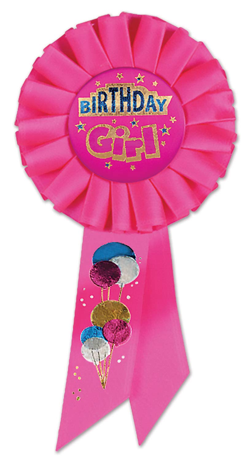 Beistle Birthday Girl Rosette