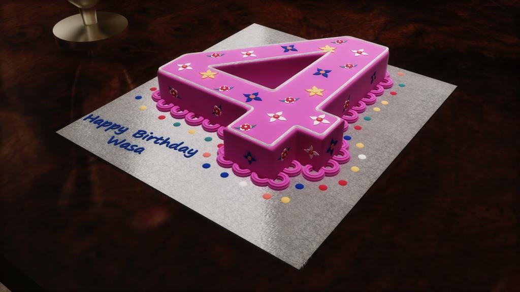 Euro Tins Small Number Wedding Birthday Anniversary Cake Baking Pan/Tin 10'' X 8'' (4)