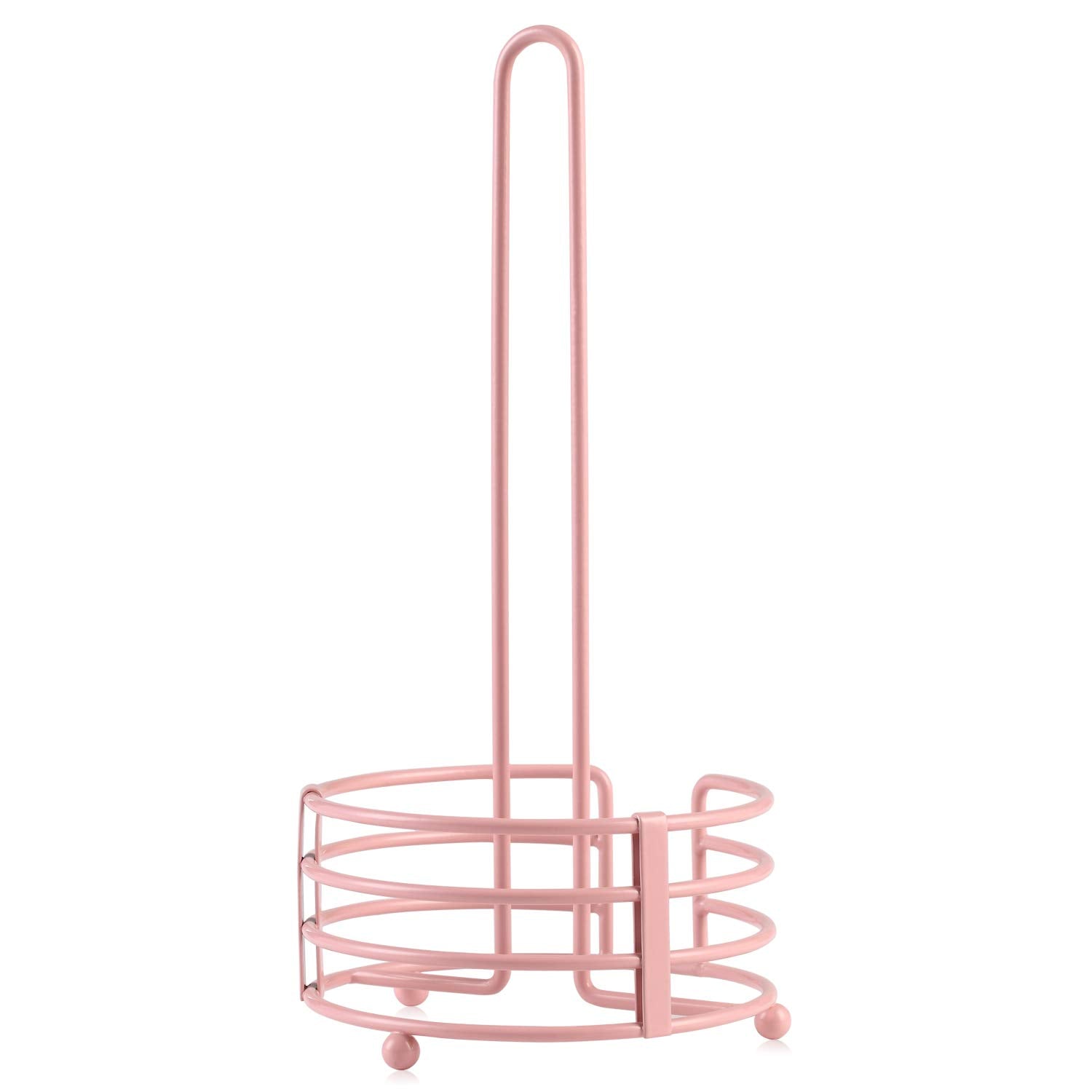 Buruis Paper Towel Holder Countertop, 13 X 6 Inch Standing Paper Towel Roll Holder For Kitchen Bathroom, Easy One-Handed Tear Ki