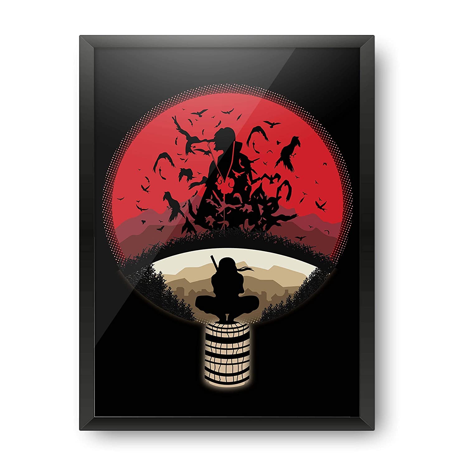 Epic Stuff - Anime Naruto Itachi Uchiha Sacrifice Poster A3 Size (Frame Not Included) - Best Gfts For Naruto Fans , Multicolor