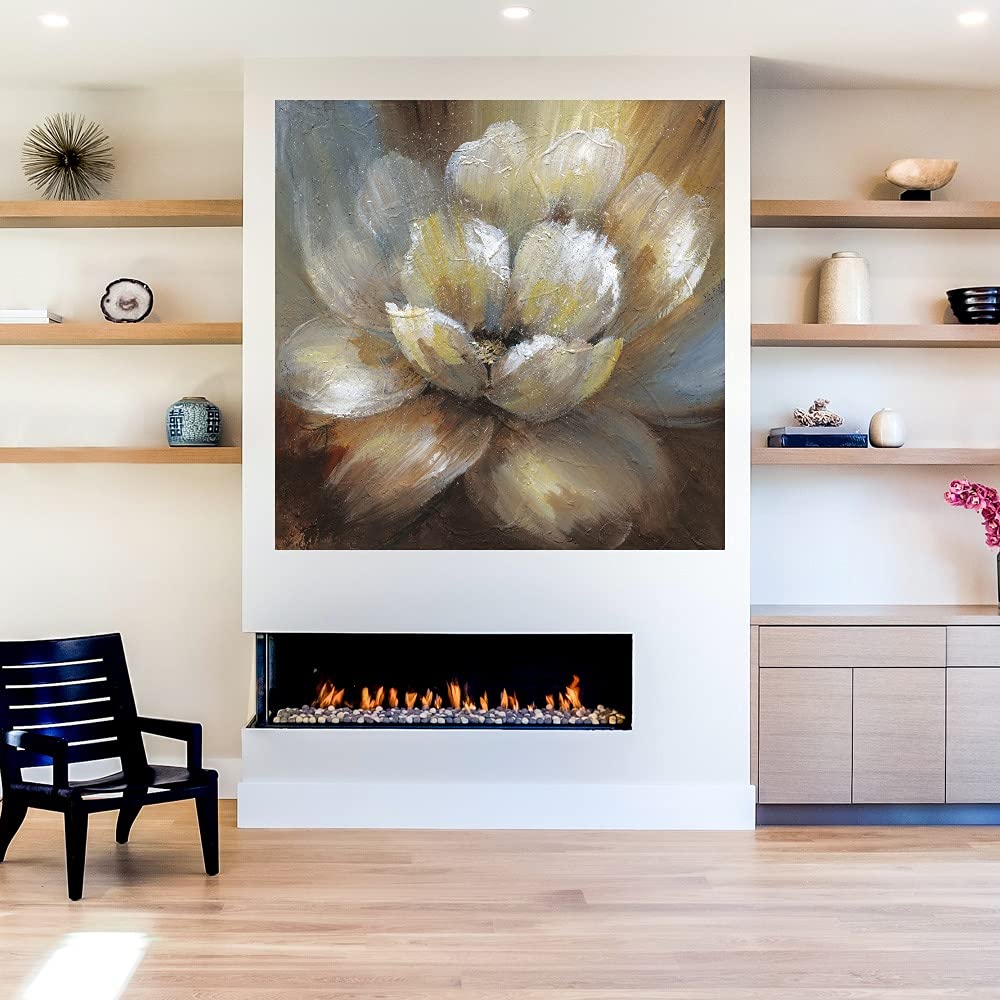 Fine Art Canvas Blooming I Canvas Wall Decor By Artist Nan For Living Room, Bedroom, Bathroom, Kitchen, Office, Bar, Dining & Gu