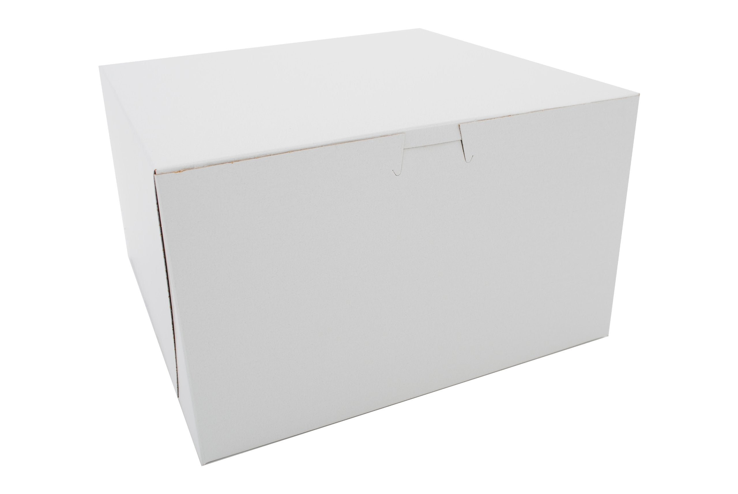 Sct White One-Piece Non-Window Bakery Boxes, 10 X 10 X 6, White, Paper, 100/Carton