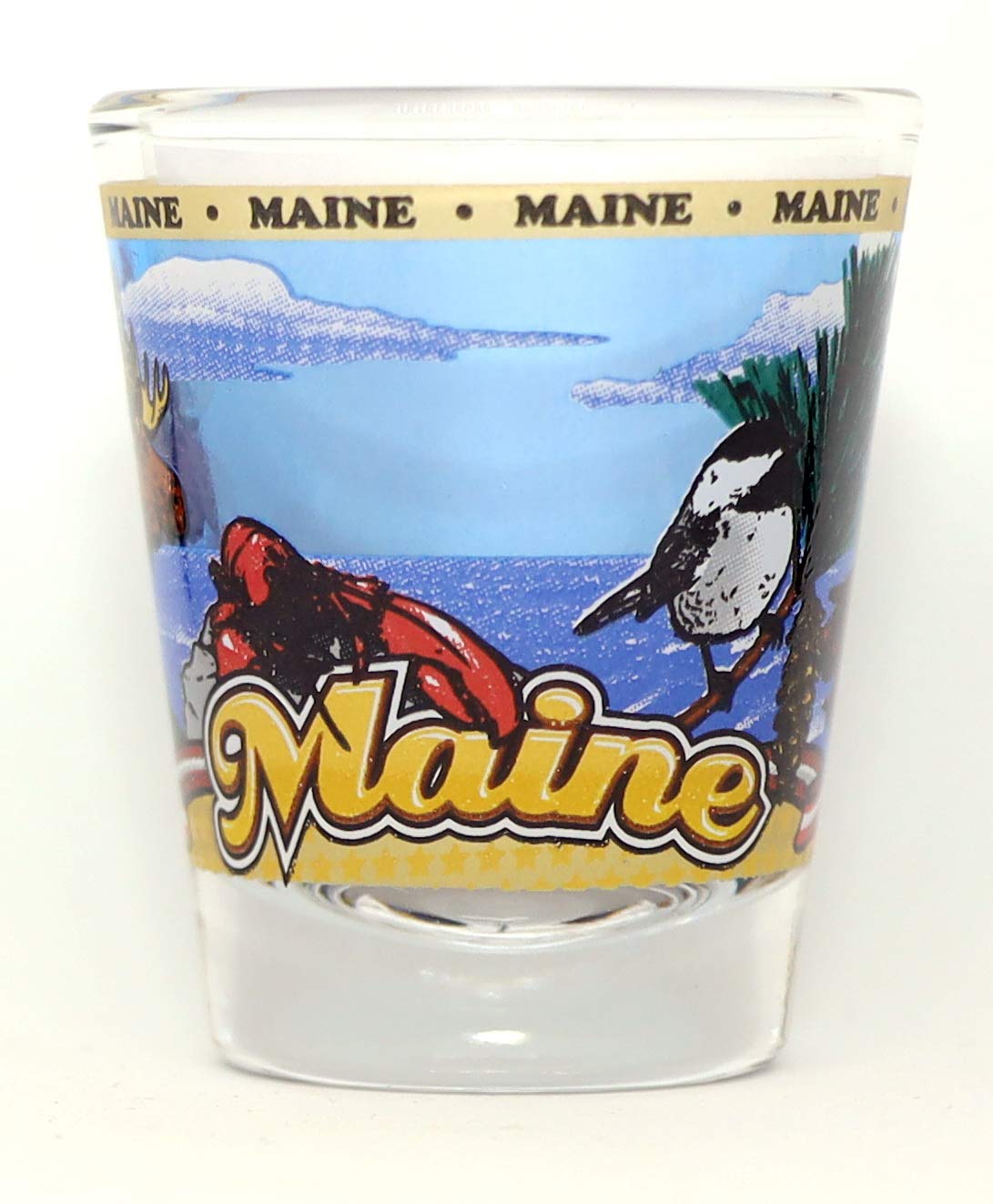 Maine State Wraparound Shot Glass
