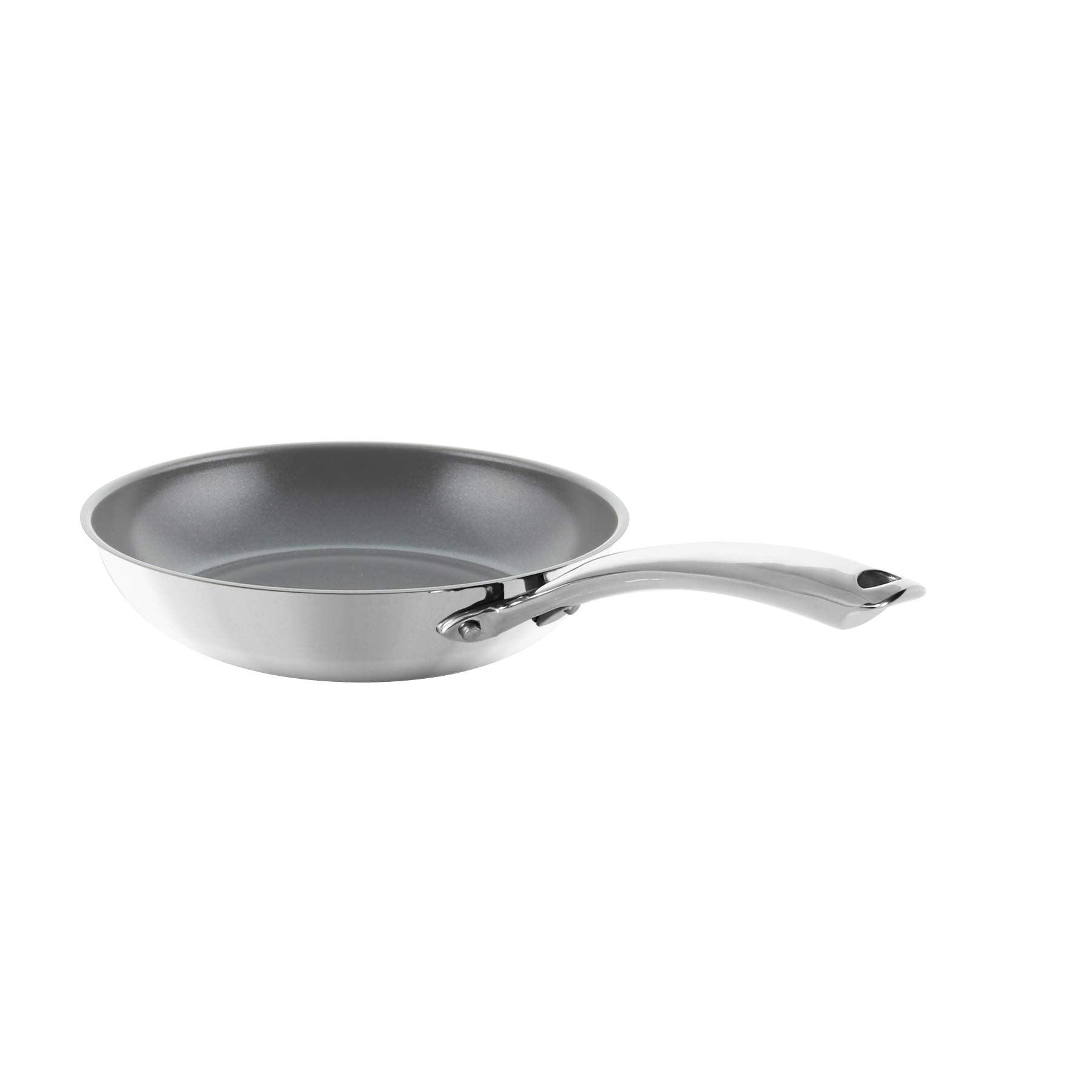 Chantal 3.Clad Tri-Ply 10 Inch Non-Stick Fry Pan, Ceramic Nonstick Coating