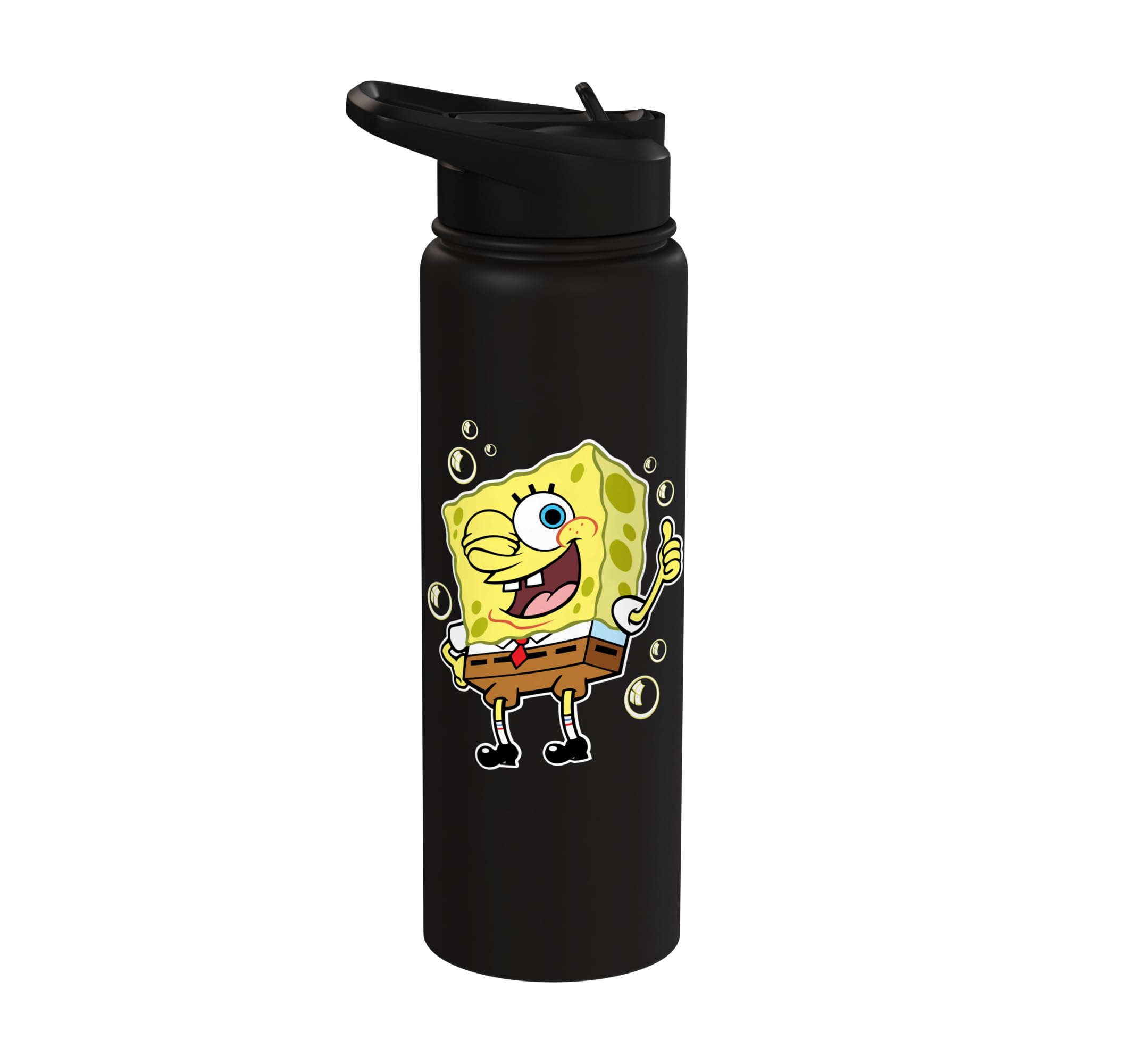 Spongebob Squarepants Thumbs Up Stainless Steel Insulated Water Bottle