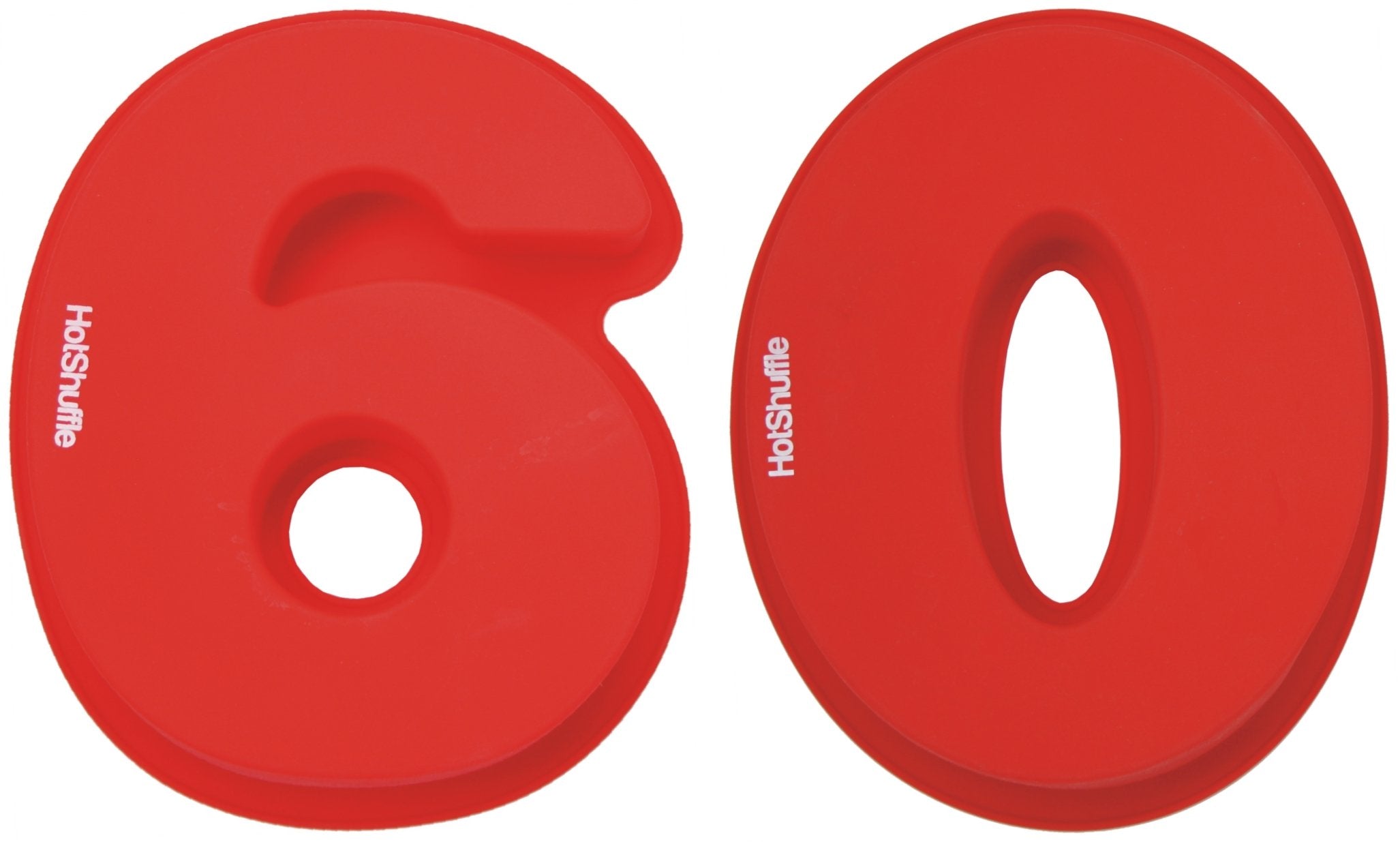 Large Silicone Number 60 Cake Pan Tin Mould 60Th Birthday Diamond Wedding Anniversary 6 0