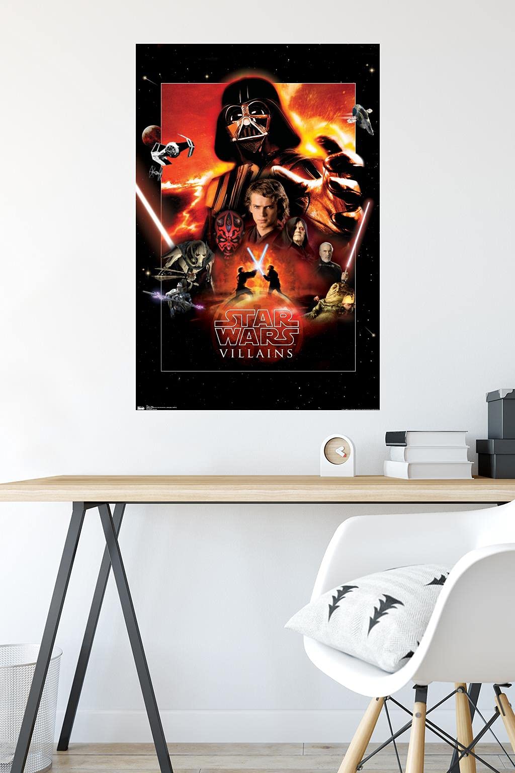Trends International Star Wars: Saga - Villains Wall Poster, 22.375'' X 34'', Premium Unframed Version