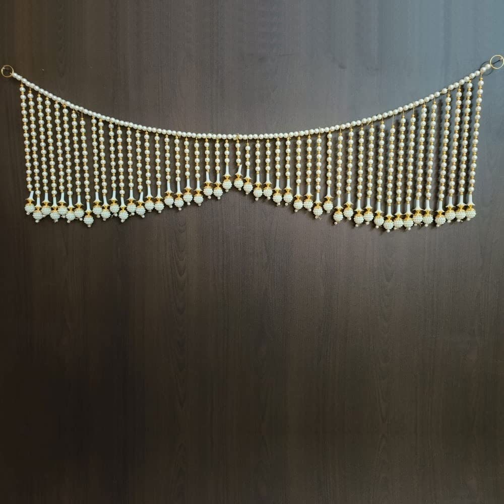 Mygiftyshop Handmade Door Hanging Moti Latkan Style Bandarwal Toran (Tms-02) -Diwali New Year Inauguration Wedding Festival Home