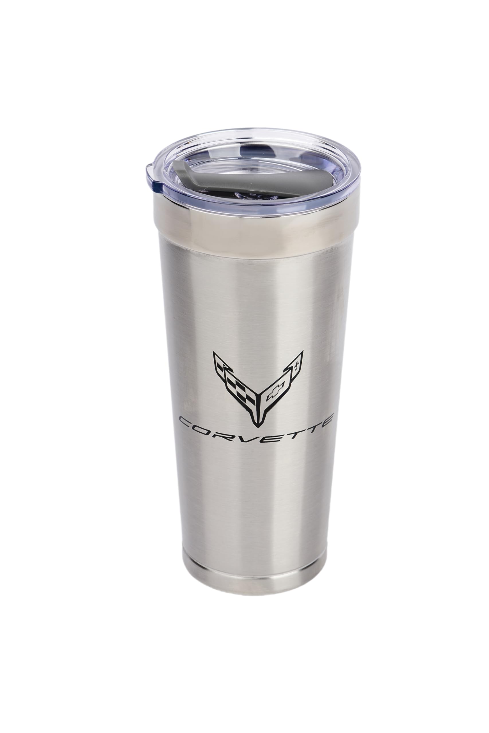 C8 Corvette Next Generation Polar Tumbler 20Oz - Travel Mug Cup (Silver)