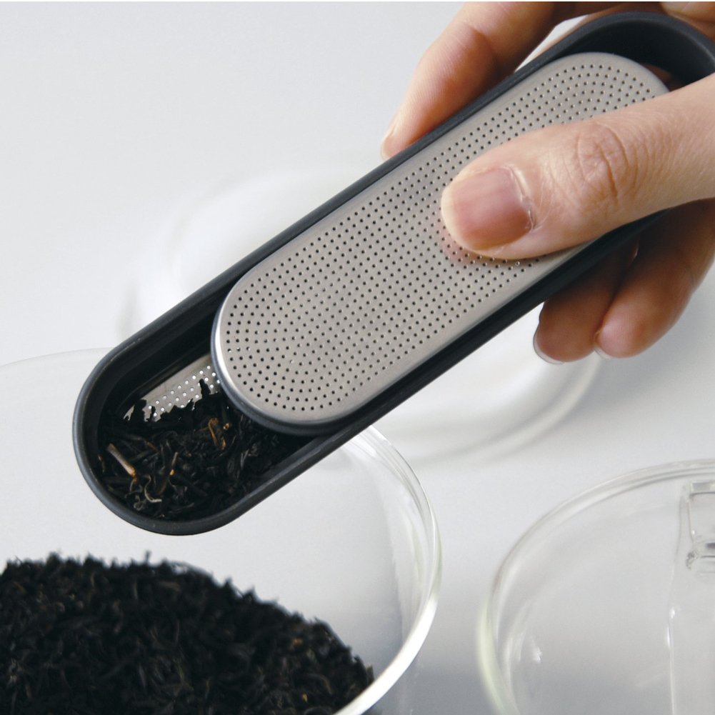 Kinto 27327 Loop Tea Strainer, Black, Gift