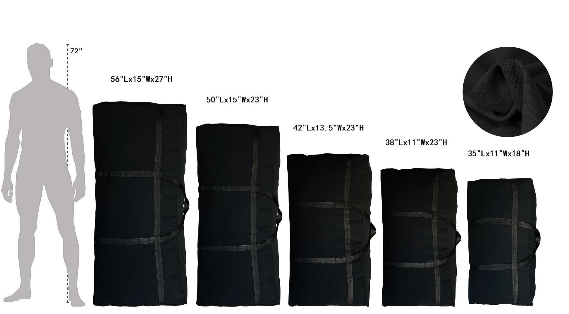 Yikithom Extra Large Storage Canvas Duffle Bag For Travel, Black Oversized Giant Big Traveling Duffle Bag