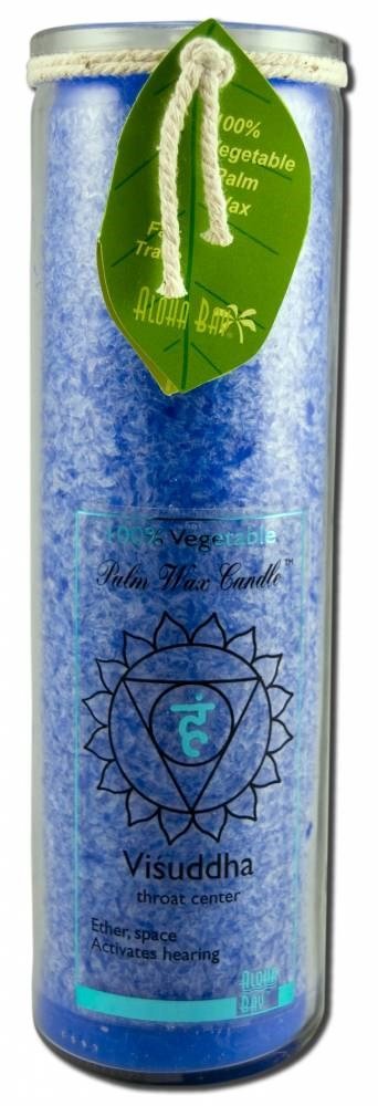 Aloha Bay Chakra Jar Blue Candle - 17 Oz3