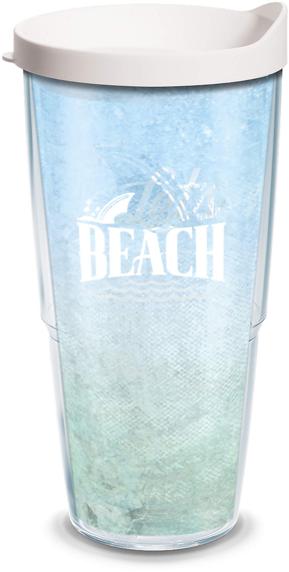 Tervis Margaritaville Landshark Lets Beach Made In Usa Double Walled Insulated Tumbler Travel Cup Keeps Drinks Cold & Hot, 24Oz,