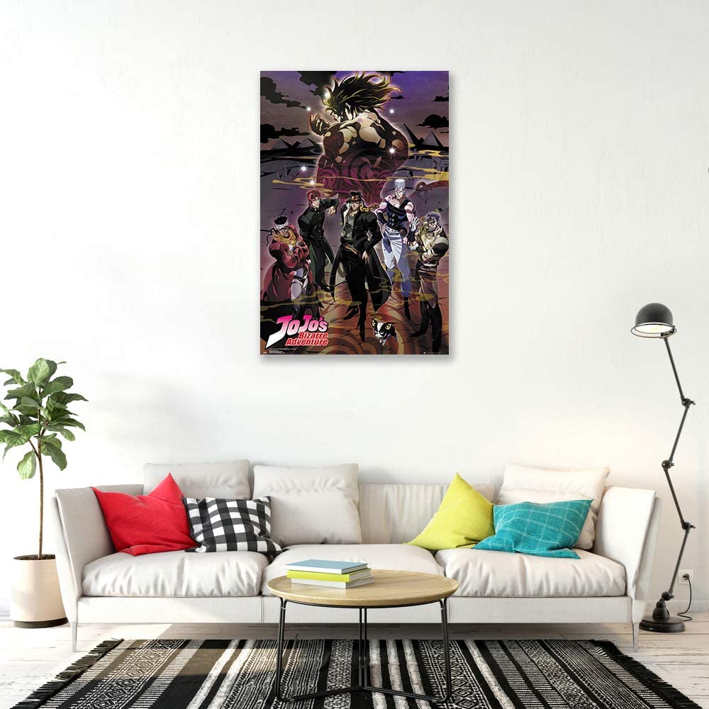 Jojo'S Bizarre Adventure Poster Limited Anime Version, Size 24X36