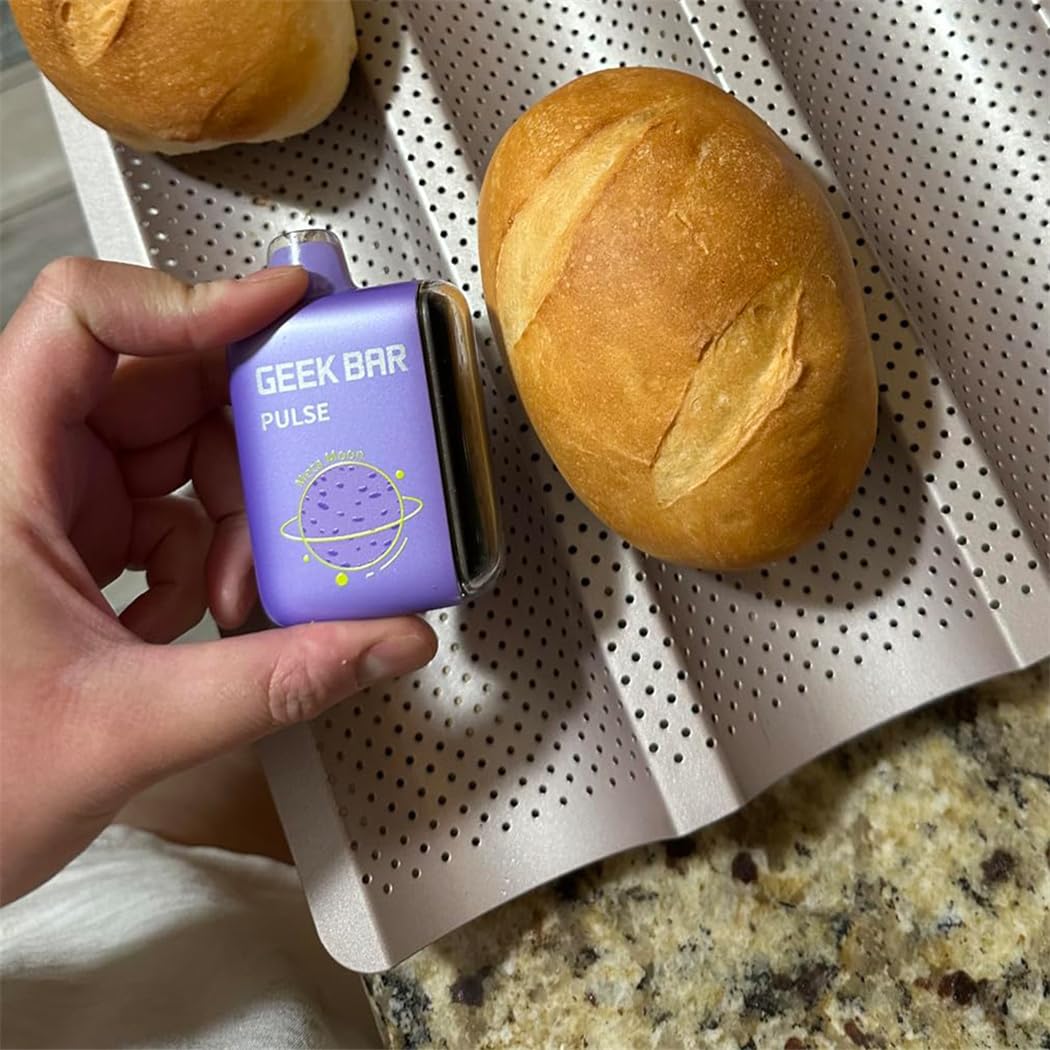 Baguette Pan Nonstick Baguette Pans 3 Loaves French Bread Pan Bread Tray With Thick Proofing Cloth Dough Couche Long Sourdough B