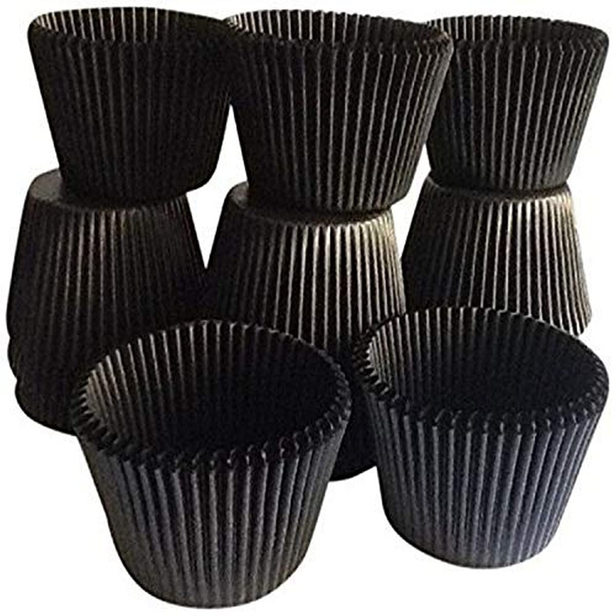 Goldas Kitchen 100 Count Baking Cups, Standard Sized, Black