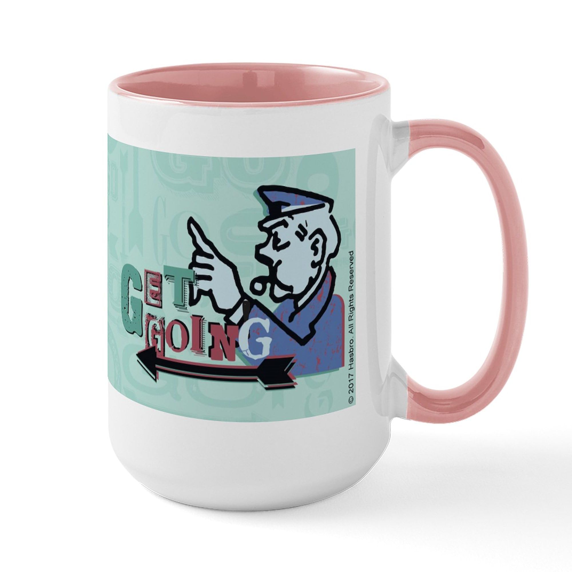 CafePress Monopoly Get Going Mugs 15 oz (444 ml) Ceramic Coffee Mug
