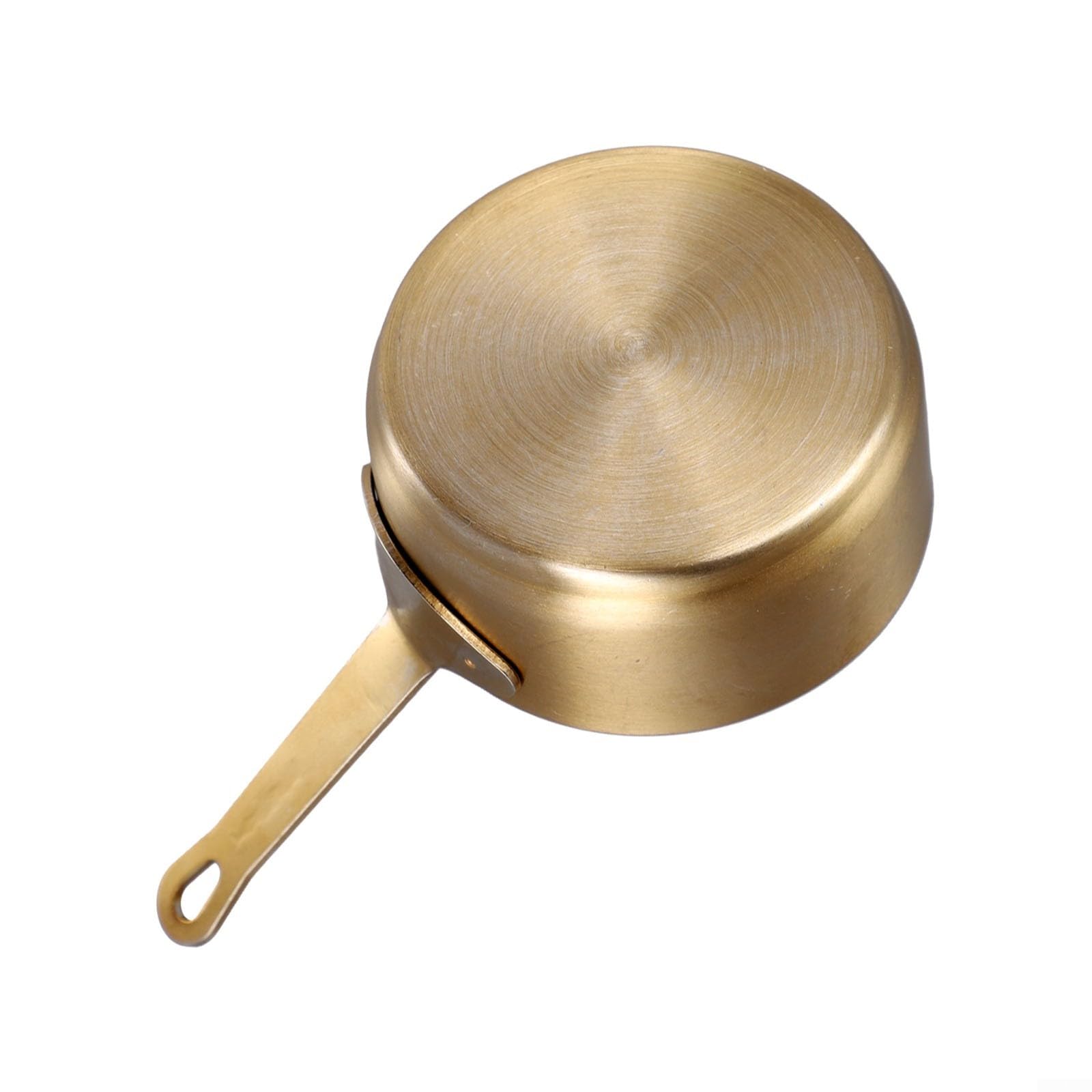 Small Stainless Steel Saucepan 100ML With Hanging Hole And Heat Resistant Handle, Designed For Sauce Making, Milk Heating, And S