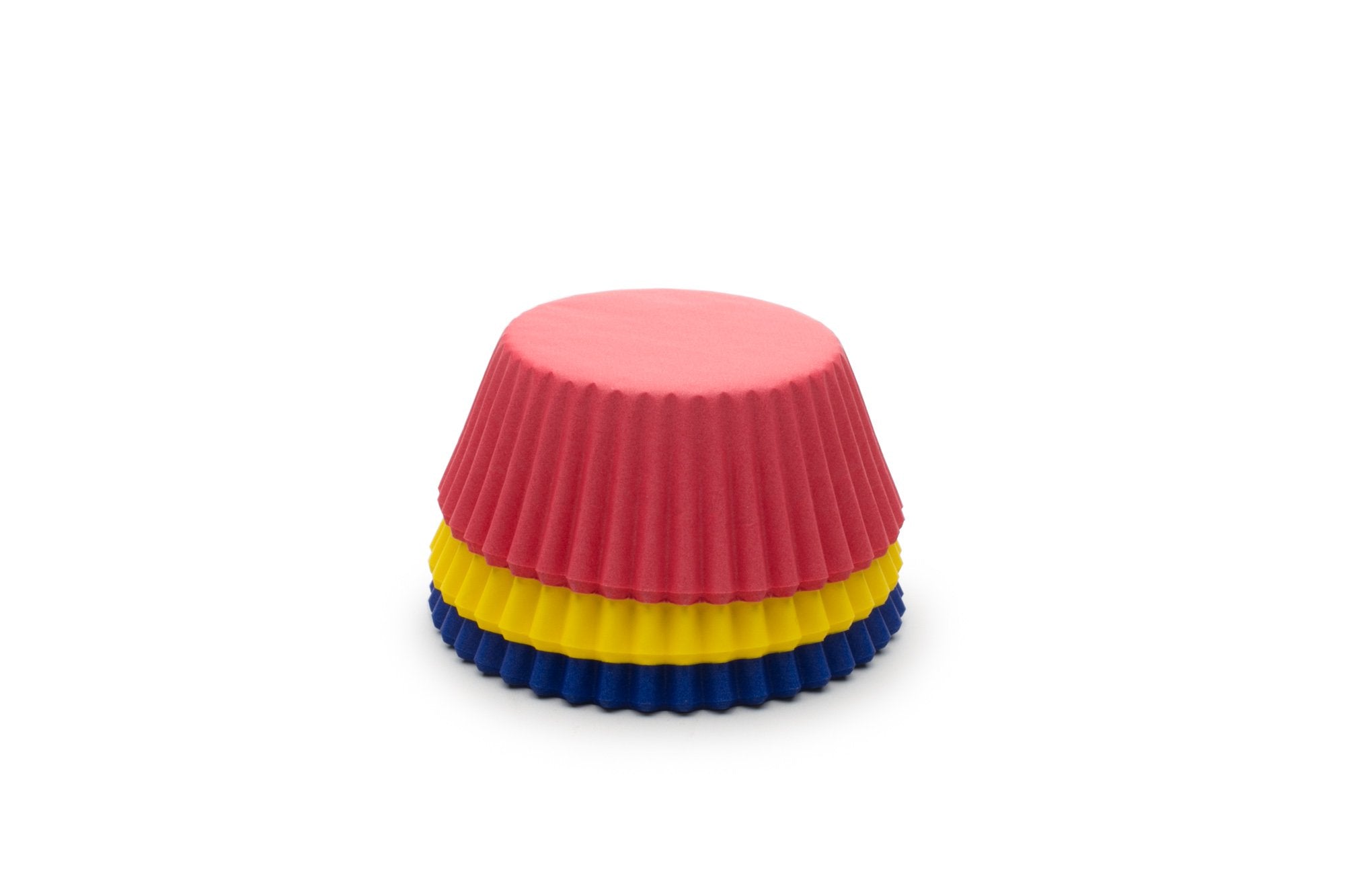 Fox Run Primary Colors Bake Cup Set, 3 X 3 X 1.25 Inches, Multicolored