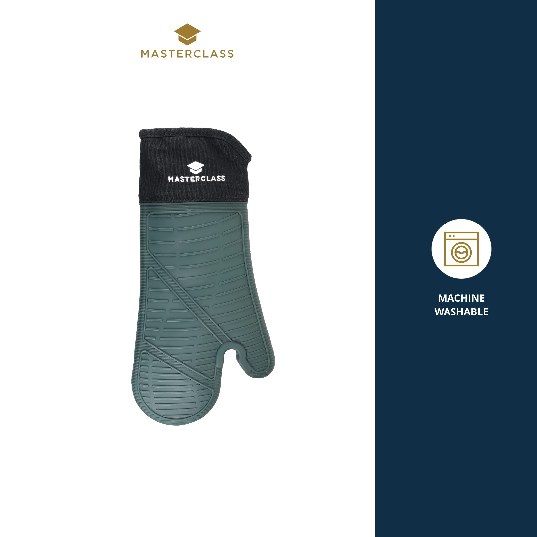 Masterclass Silicone Oven Glove - Green - Glove - Silicone