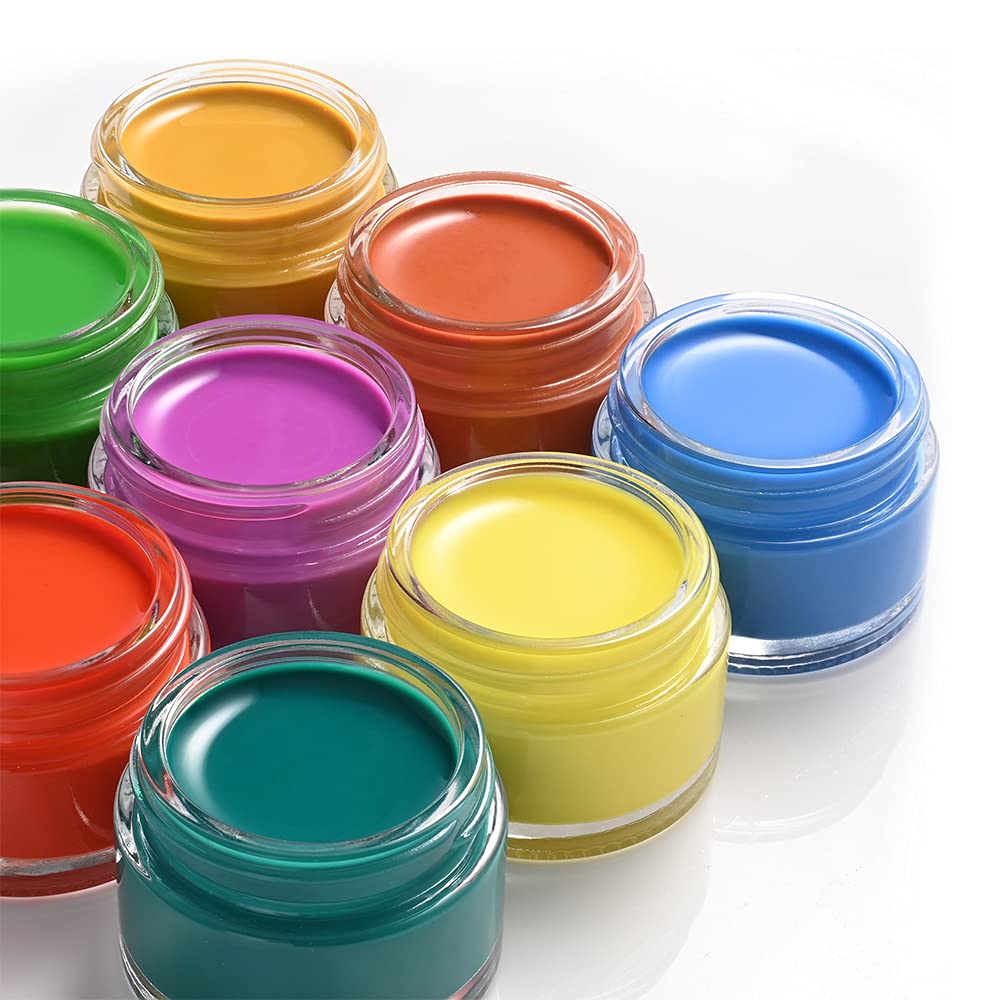 1 Oz Glass Jars With Lids, Small Glass Containers With Plastic Woodgrain Lids & Inner Liners, Reusable Travel Containers For Cre