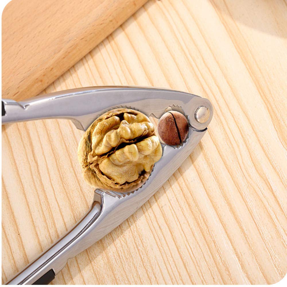 Nut Crackers Chestnut Opener Seafood Sheller Heavy Zinc Alloy Nutcracker Pecan Walnut Plier Clip Tool With Good Grips Kitchen Ut