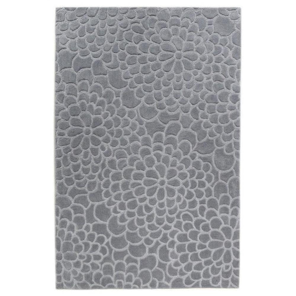Trio Floral Pale Blue 8x10, Rug