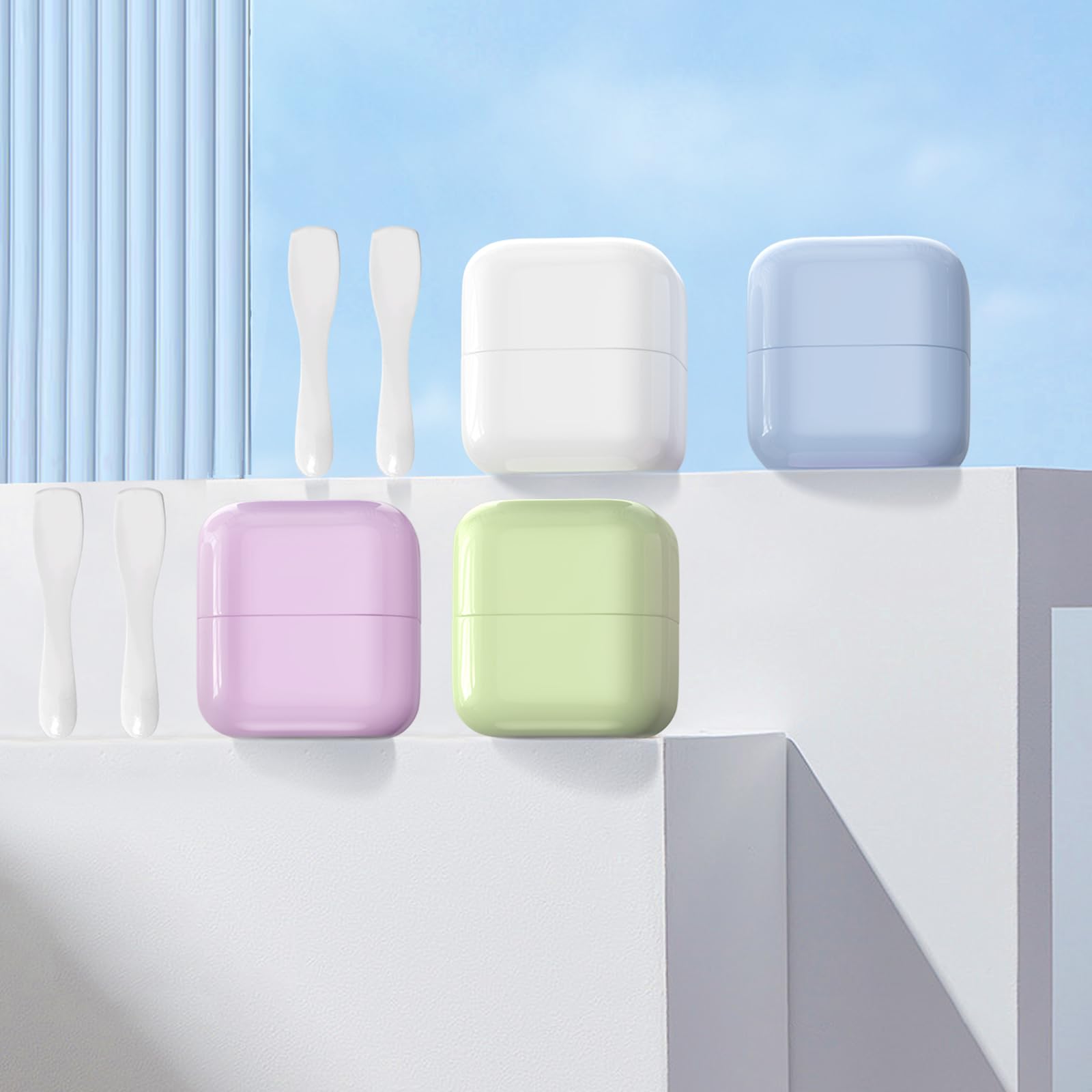 Travel Containers For Toiletries,Tsa Approved 1.7Oz Travel Size Containers, Leak-Proof Travel Essentials With Lid For Cosmetic F