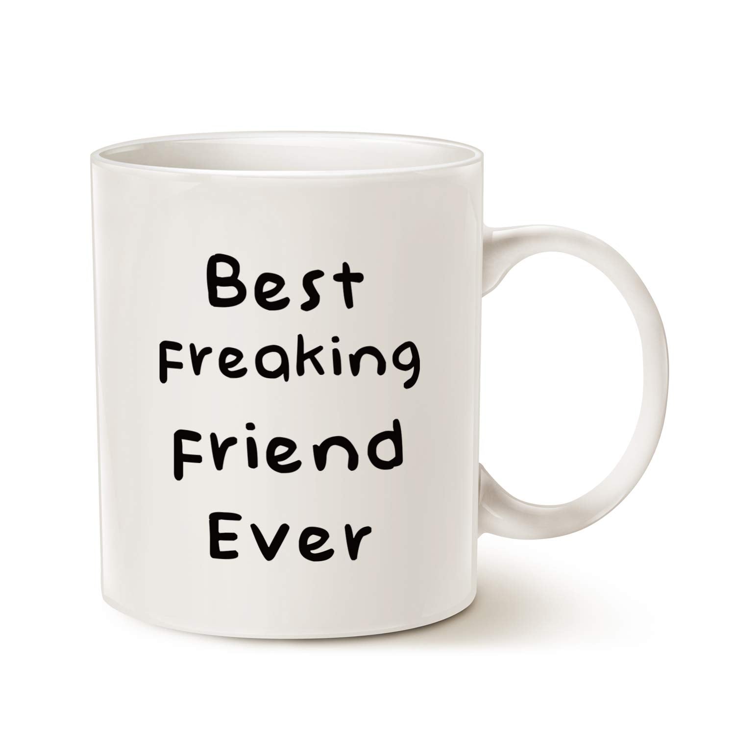MAUAG Best Friend Coffee Mug, Best Friend Ever Best Holiday Gifts for Friend Cup White, 11 Oz
