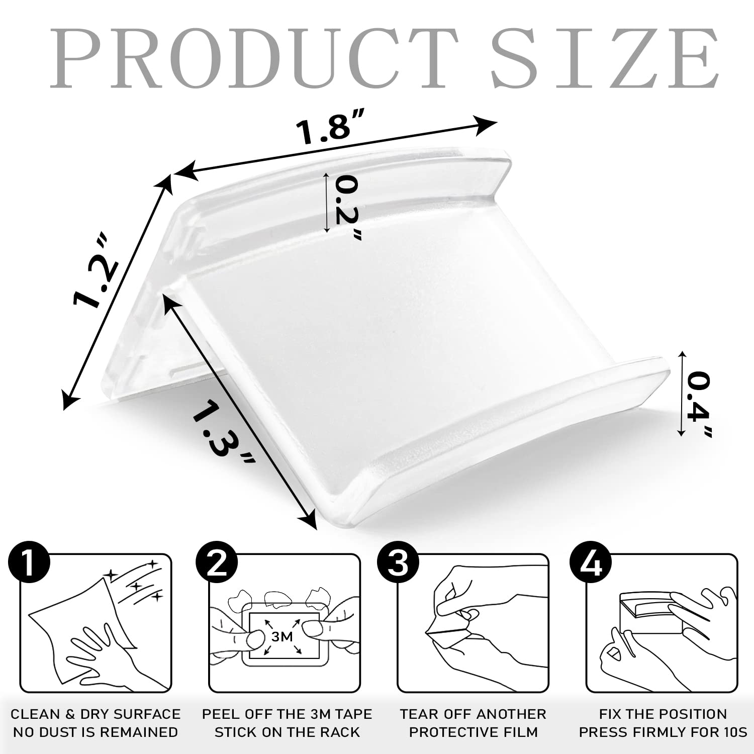 Hat Rack For Wall (14-Pack) - Hat Racks For Baseball Caps, Adhesive Hat Hooks For Wall, No Drilling Hat Organizer Cowboy Hat Hol