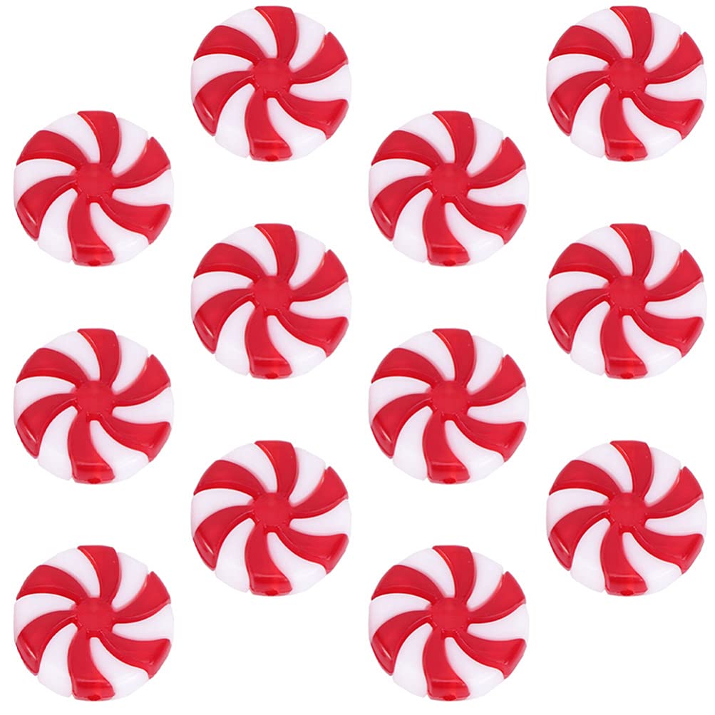 BESTOYARD 50pcs Christmas Lollipop Ornament Christmas Candy Ornaments Candy Hanging Ornaments for Christmas Tree Hanging Ornamen