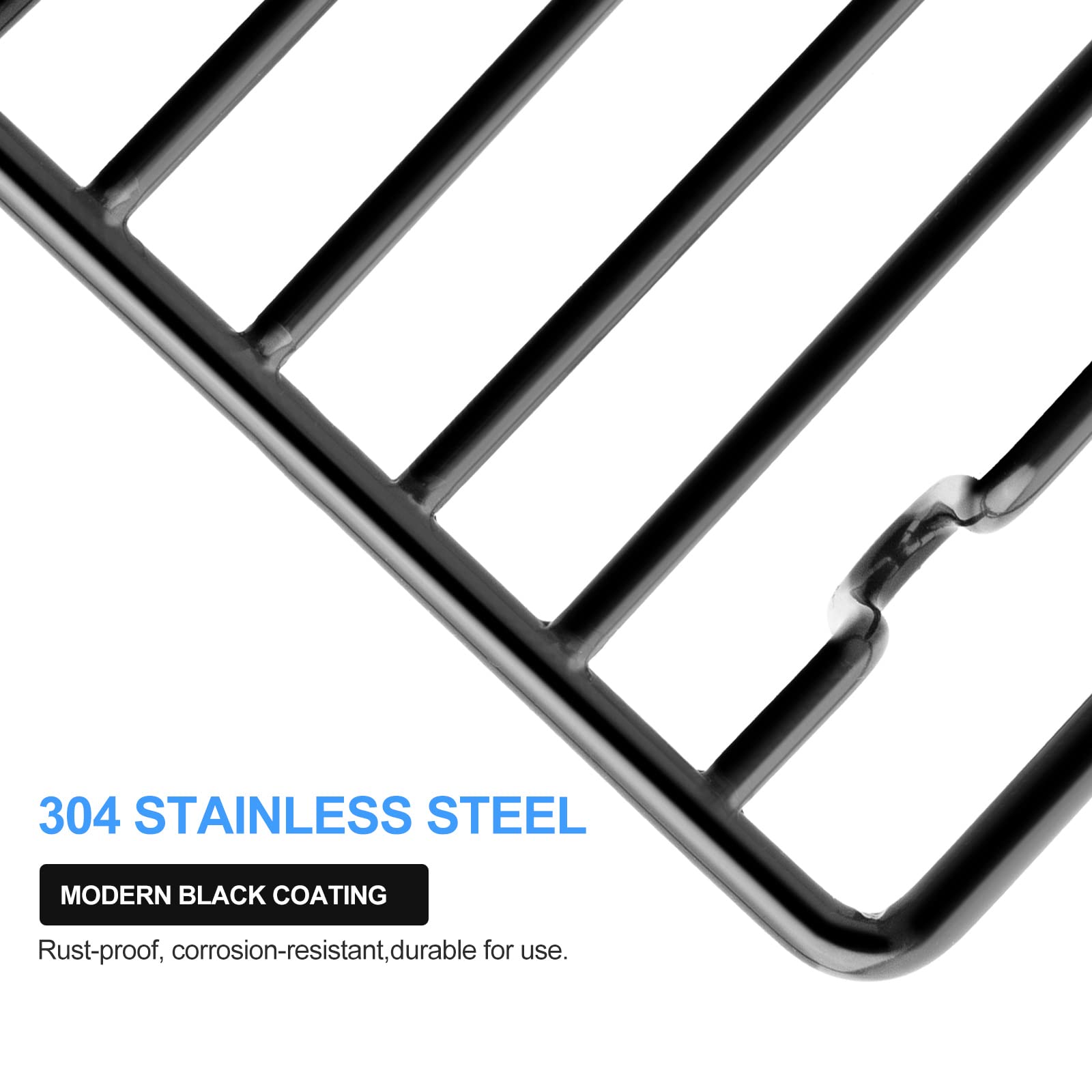 Guukar Bar Soap Dish Holder For Shower Bathroom Stainless Steel Rust Proof Self Draining, Black-1 Pack