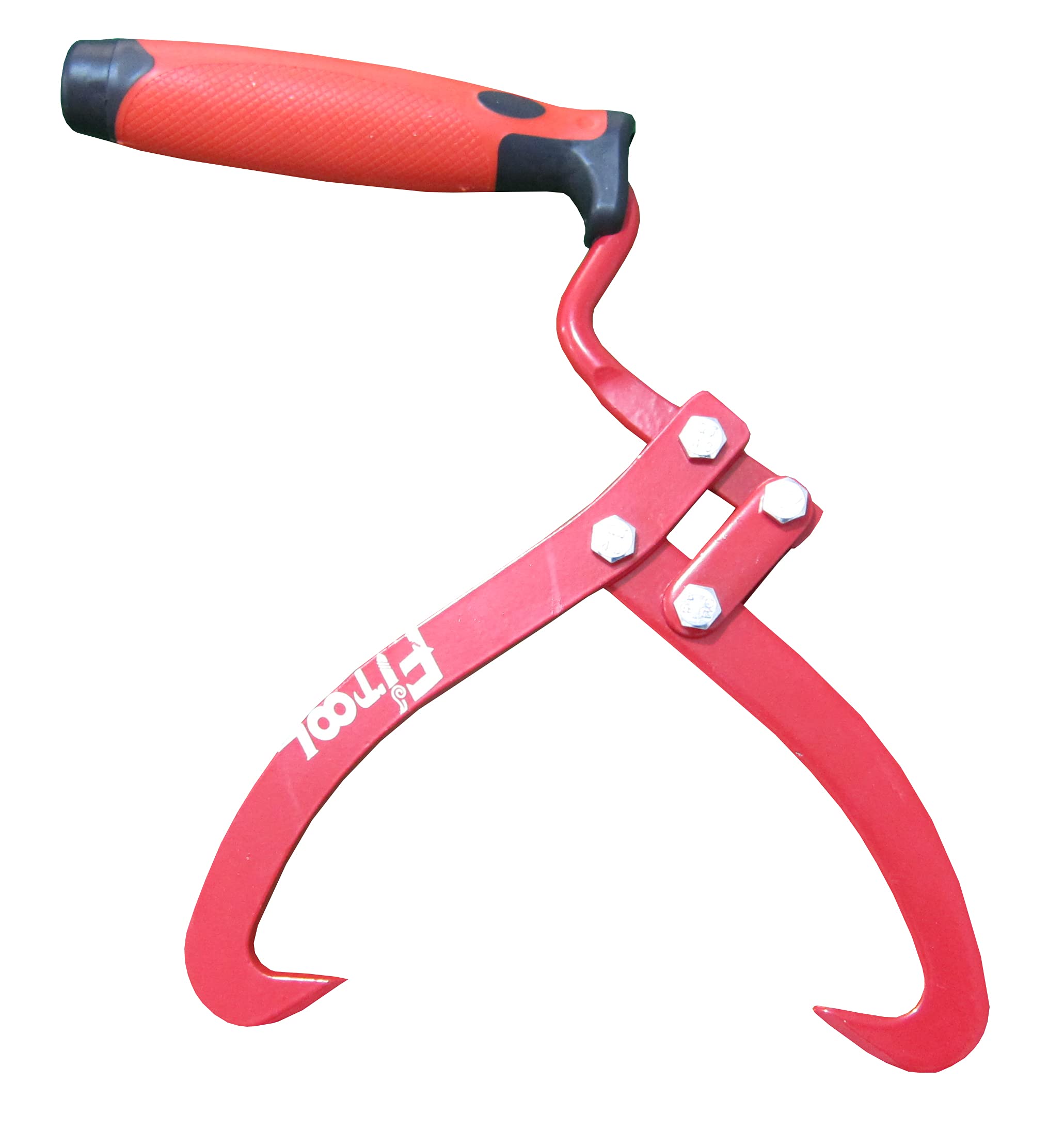 Fitool 7 Inches (180Mm) Log Tongs, Log Carrier, Log Lifting Hook, Timber'S Tongs For Lifing Logs, Total Length 13.8 Inches