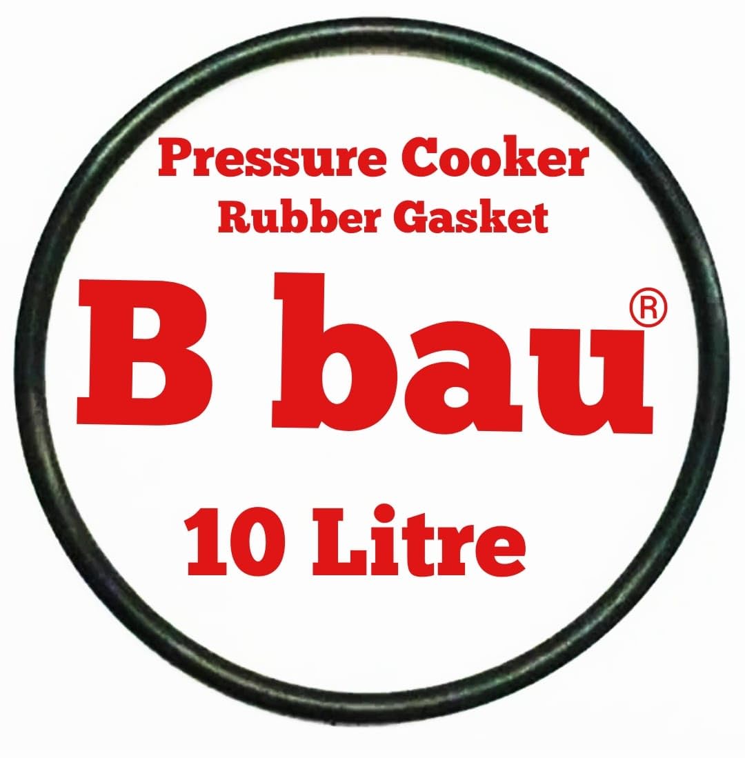 B Bau Pressure Cooker Rubber Gasket For All Type Of Inner Lid Pressure Cooker Steel Or Aluminium 10 Litre