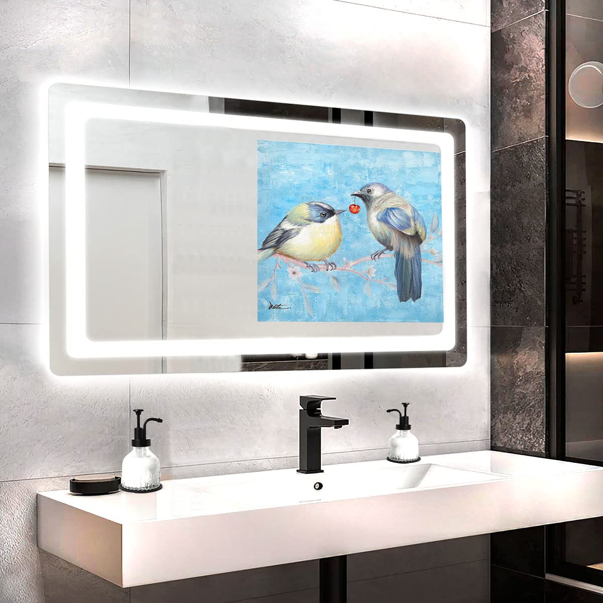 8 Oz Glass Soap Dispenser For Kitchen And Bathroom Countertop, Smooth Action Pump Refillable Wash Hand Liquid, Dish Detergent, F