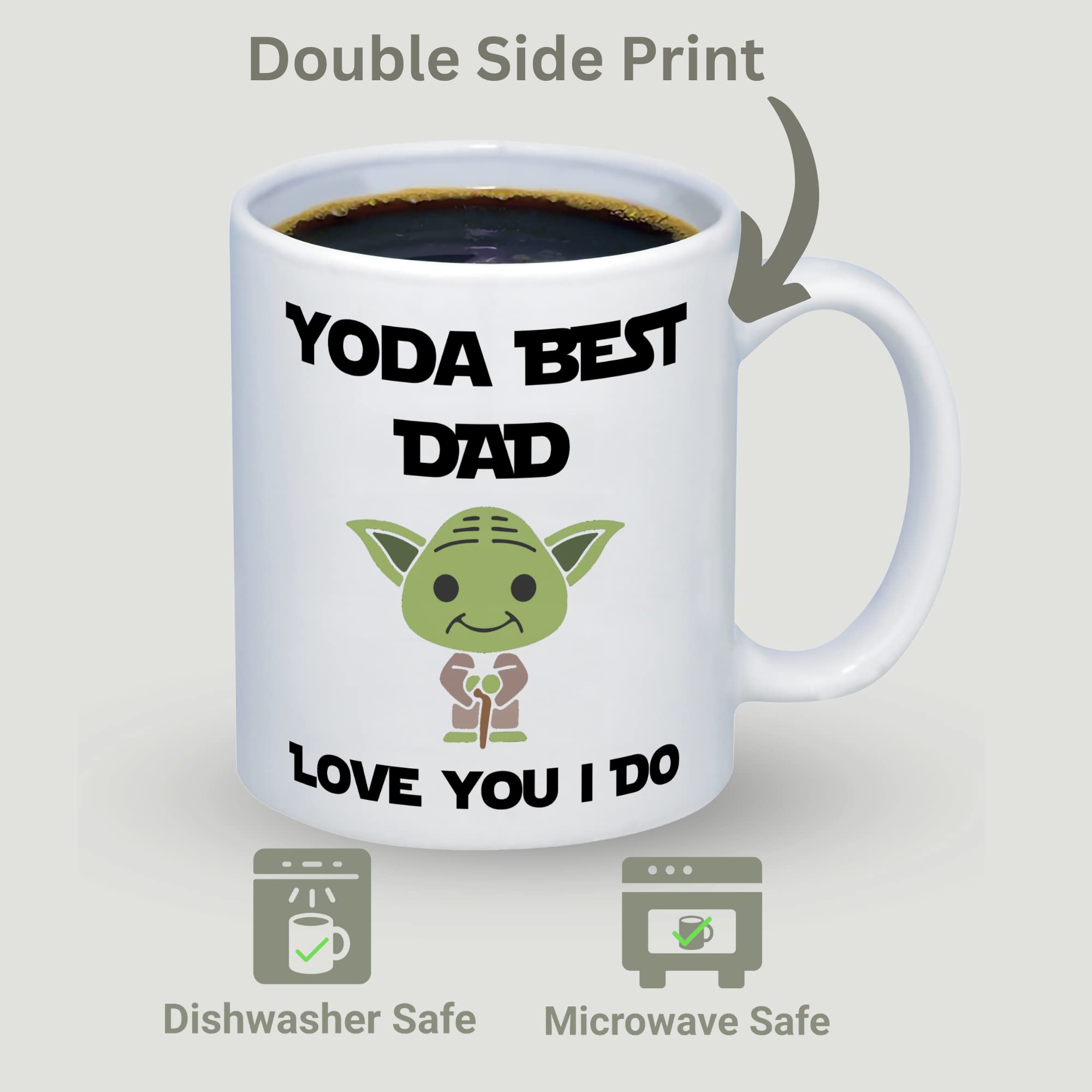 Funny Gift For Dad Birthday, Best Dad Mug, From Daughter To Father Gifts, Father Husband Coffee Mugs Wife, Birthday Present Son,